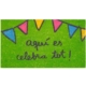 Felpudo original verde aquí es celebra tot