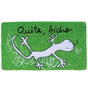 Felpudo de fibra de coco con base antideslizante de goma. emim