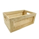 Contenedor pequeño madera con rejilla. EMIM Mimbre y Aromas Tu cestería de confianza