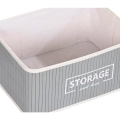 Contenedor gris tablillas de madera "Storage"- Varios tamaños EMIM Mimbre y Aromas- Tu cestería de confianza_2