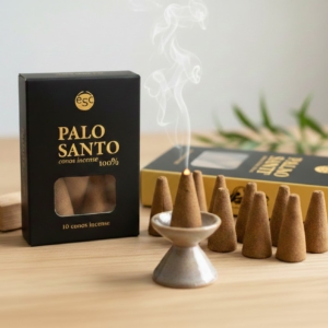 Euroscents Diffusion - Caja 10 conos de incienso de palo santo