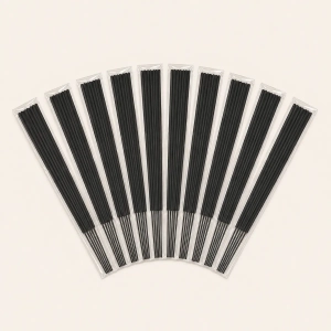 Pack de 100 sticks de incienso negro Euroscents Diffusion de 32 cm con 10 aromas inspirados en perfumes