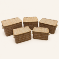 Baúl de bambú con tapa de forma rectangular_Varios tamaños