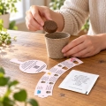 Kit de cultivo infantil redondo con cubiertas de colores