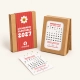 Calendario Plantable 2027 de papel con semillas y diseño compacto