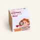 Caja cuadrada del kit infantil Las partes de una flor con ilustración